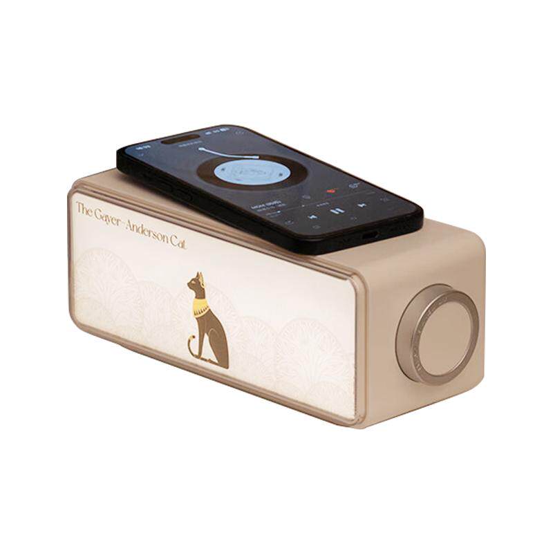 大英博物馆蓝牙音响无线充电氛围灯摆件音箱家居新婚女友生日礼物