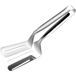 304不锈钢煎铲牛排煎鱼夹子铲厨房锅铲多功能牛排夹煎饼神器食品