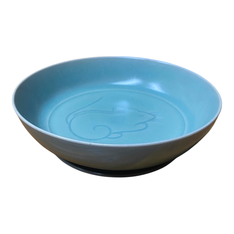 仿古汝瓷汝窑张公巷鼠纹圆洗碟小品紫砂壶壶承干泡台茶盘陶瓷茶承