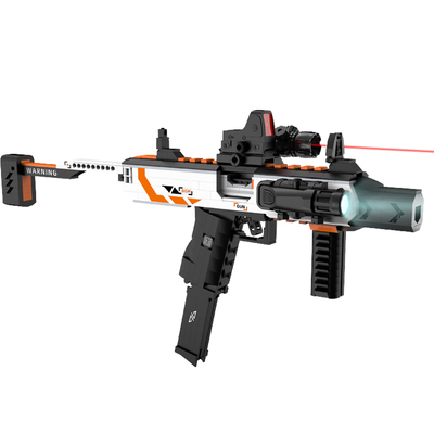 积木枪格洛克拼装积木手枪可变换形态发射子弹冲锋枪吃鸡益智礼物