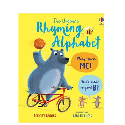 【预售】押韵字母表英文儿童自然拼读进口原版外版书The Rhyming AlphabetFelicity Brooks Usborne children’s books