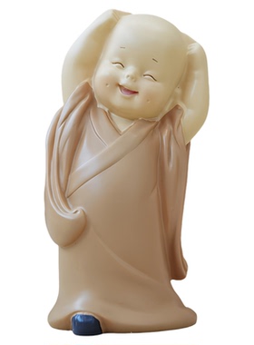 新中式禅意小和尚摆件