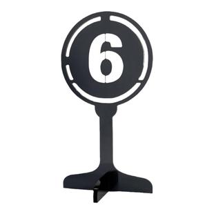 薇素蔓桌牌数字牌立式酒会请客大尺寸饭店酒会彩色亚克力镂空桌号桌面号码餐牌座位牌序号立牌数字叫号牌定制