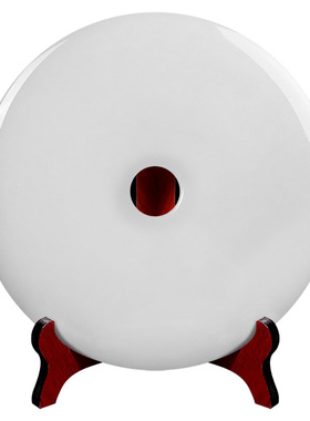 三脚架底座玉石平安扣装饰