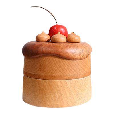 樱桃蛋糕首饰盒桌面摆件生日礼物