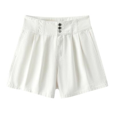 森马凉感高腰宽松A字牛仔裤女