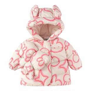 巴拉巴拉童装儿童羽绒服女童2026新款冬装国风外套上衣宝宝拜年服