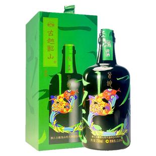 古越龙山绍兴黄酒蛇年生肖酒无焦糖色2013年冬酿750ml单瓶礼盒版
