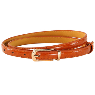 女士细腰带小皮带夏韩版裙子百搭荧光糖果色装饰时尚简约针扣裤带