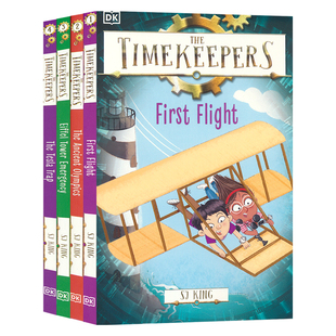 The Timekeepers DK出品 时间守护团1-5册 英语桥梁书 章节小说 儿童百科科普 历史主题冒险故事 英文原版进口儿童图书