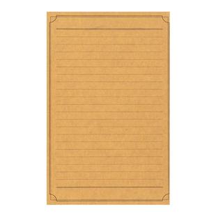 得力复古羊巴皮纹信封牛皮纸加厚信纸套装ins风文艺情书情侣高级贺卡明信片创意浪漫烫金火漆印章套装圣诞节