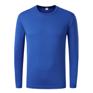 速干长袖T恤POLO衫定制运动跑步训练健身衣团队工作服刺绣印logo