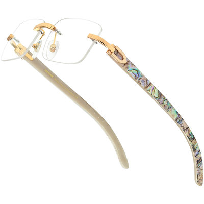 海皮登天然贝壳牛角眼镜架可配镜