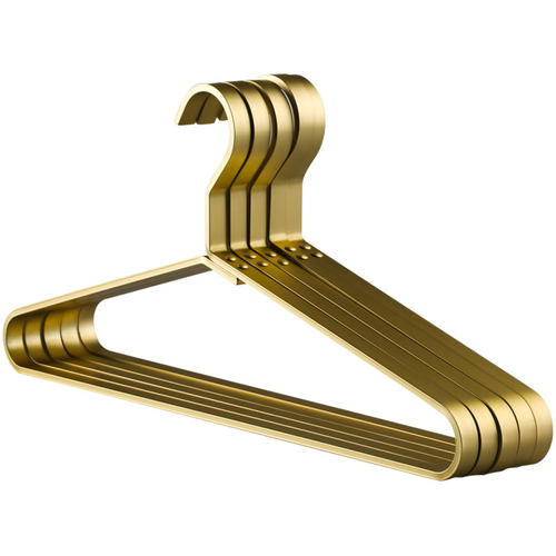 龙衣堂加厚铝合金衣架子挂衣架男家用衣服架成人衣撑子衣挂晾衣架