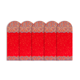 2026年马年新款蜡染万年红洒金红纸空白手写书法宣纸红包自写过年结婚乔迁春节小孩压岁钱喜庆利是封千元信封