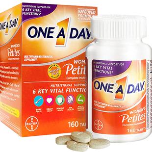 【自营】拜耳Oneaday女士复合维生素C酰胺小粒装补VCVA烟酸160粒