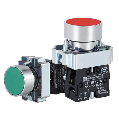 启动按钮自复位ZB2-BA31