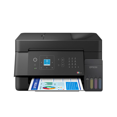 EPSON爱普生L5398办公专用打印机A4彩色连续扫描复印自动输稿器传真多功能无线远程商用喷墨仓式L5298升级款