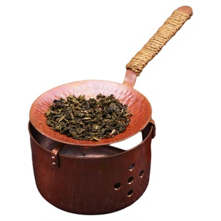 紫铜烤茶盘茶叶提香器个性高端功夫茶道配件