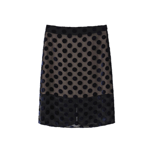 现货 COTEMP 26早秋YARA LONG SKIRT亚拉真丝桑蚕丝薄透拼接裙子