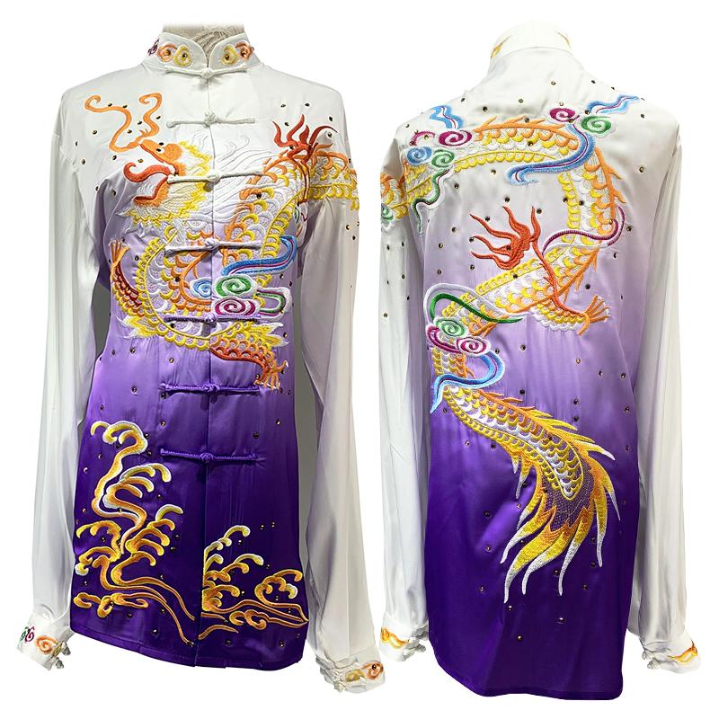 私人定做太极气功武术比赛服汉粹