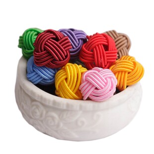 手工编织流苏帽diy饰品配件绕线菠萝结网扣18mm多色大号菠萝扣