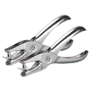 打孔机圆孔纸张卡片小型圆形打洞3mm文具活页本文件装订打眼神器手动手工打孔器diy书本学生圆环单孔厚纸A4纸