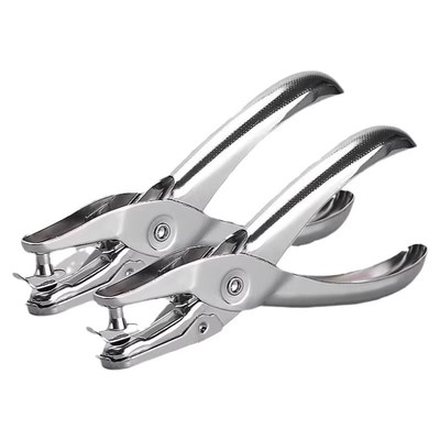 打孔机圆孔纸张卡片小型圆形打洞3mm文具活页本文件装订打眼神器手动手工打孔器diy书本学生圆环单孔厚纸A4纸