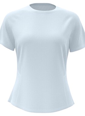 经典后背网纱款式速干运动短袖女户外跑步瑜伽服健身服上衣t恤