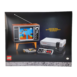 【自营】乐高珍藏71374超级马力欧游戏任天堂S电视机吃豆人套装