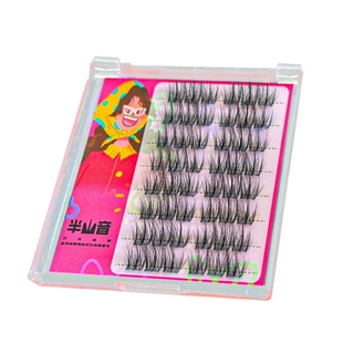 半山音蓬松立体5D轻羽假睫毛毛毛羽懒人三部曲浓密嫁接自然仿真