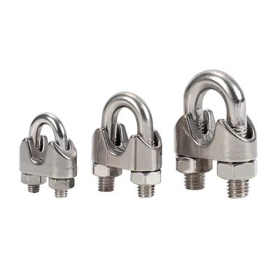 秋千配件绳扣件不锈钢绳卡头绳子夹头秋千绳卡扣绳头扣扎头U型夹