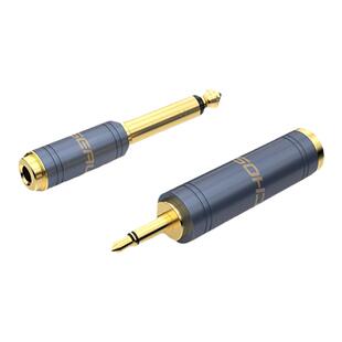 秋叶原6.5转3.5大转小音频线转接头3.5转6.5小转大单声道一个黑圈