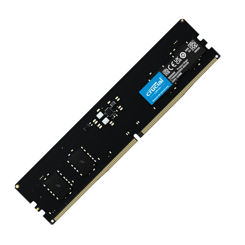 英睿达镁光DDR5 128G 5600马甲套条台式机内存