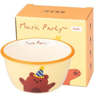 摩登主妇动物派对饭碗家用2026新款生日礼物餐具儿童小碗个人专用