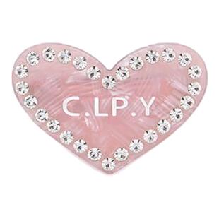 C.LP.Y刘亦菲同款发夹爱心烫钻甜美发夹女侧边夹高级感小众发饰