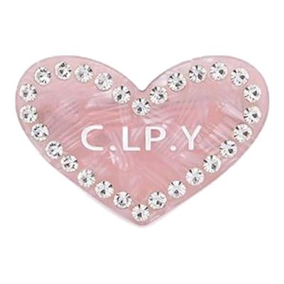 C.LP.Y刘亦菲同款发夹爱心烫钻甜美发夹女侧边夹高级感小众发饰