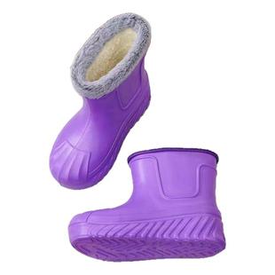 女士冬季泡沫雨靴保暖雨鞋雪地棉鞋轻便防滑耐磨加厚棉水鞋棉套鞋