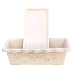 花盆长方形种菜盆阳台加厚塑料专用长条型花槽树脂多肉草莓种植盆