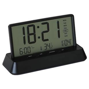 创意2025新款桌面电子时钟摆台式床头智能钟表天气预报显示器摆件