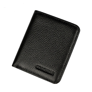 迷你小钱包男士短款真皮简约超薄钱夹头层牛皮青年学生软皮夹子潮
