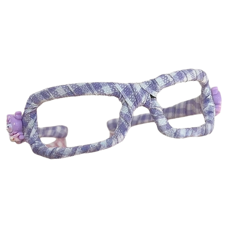 库洛米儿童卡通眼镜框发箍女不勒头高级头箍女孩发卡高颅顶发饰