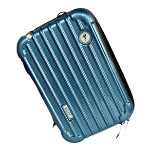 百格斯特便携手拿女化妆包硬壳小号收纳包斜挎包洗漱包防水小方包