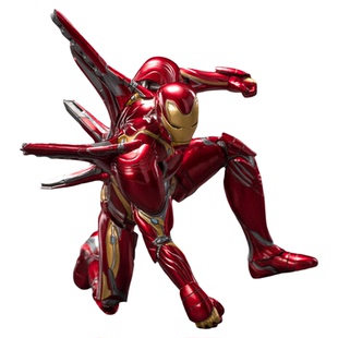 漫威正版中动钢铁侠手办mk50玩具马克85纳米战甲摆件模型周边男孩