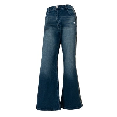 阿迪达斯三叶草女款复古牛仔裤