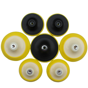 植绒砂纸片吸盘砂纸自粘式托盘抛光打磨盘海绵电钻角磨机水磨粘盘