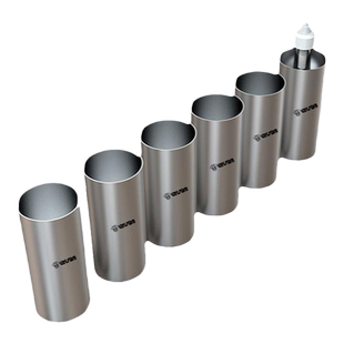 啡象牌咖啡店水吧不锈钢莫林糖浆收纳盒圆瓶圆孔装隐藏式收纳盒架