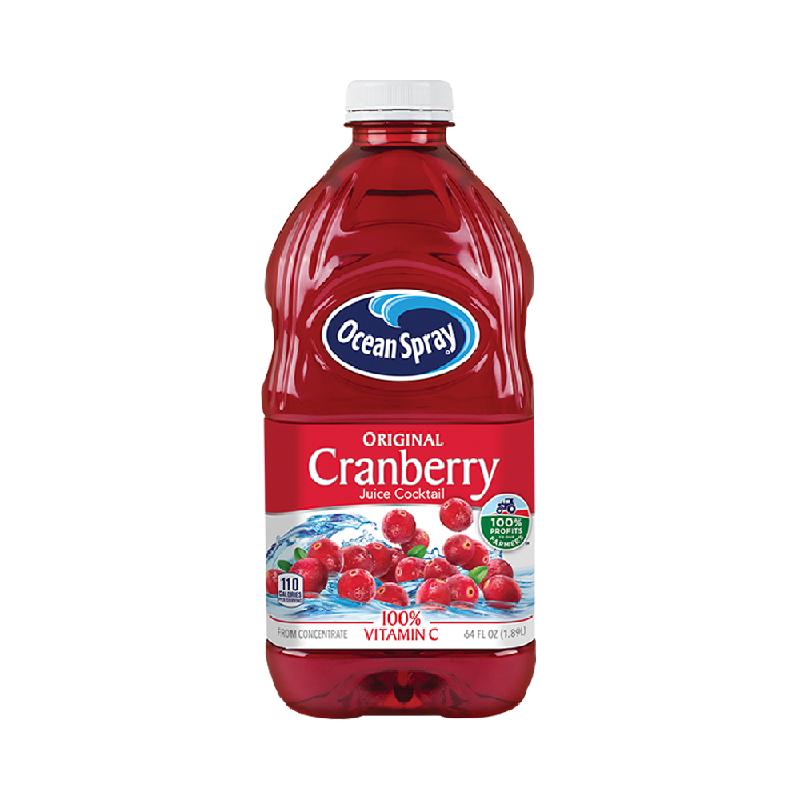 OceanSpray优鲜沛经典蔓越莓果汁饮料1.89L可调鸡尾酒健康解腻