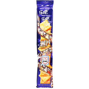 乐吧薯片小脆薯片非油炸硬脆饼干麻辣味番茄芥末味多口味休闲零食