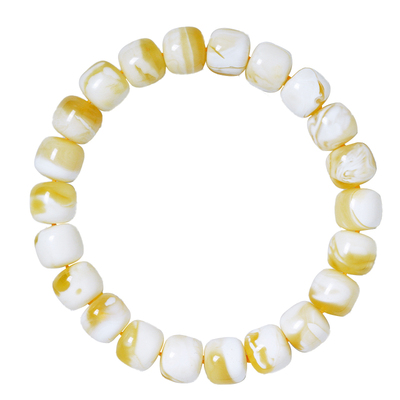 原矿蜜蜡琥珀高货老型单圈手串